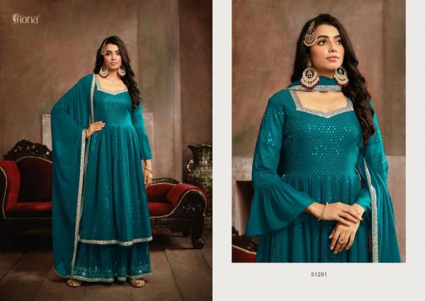 Fiona Nyra Party Wear Georgette Embroidery Ready Made Collection